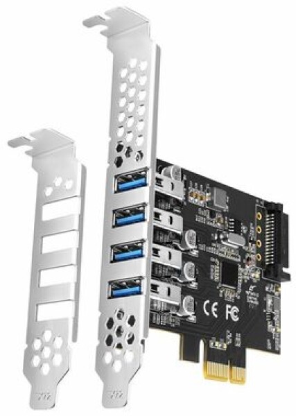 AXAGON PCEU-43RS / PCIe USB řadič / 4x USB 3.2 Gen 1 (PCEU-43RS)