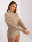 Jumper AT SW 23401.97P světle hnědý jedna velikost