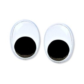HobbyFun Očička oválná 29x19 mm - 18 ks, Hobby Fun