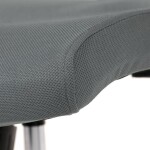 Kancelářská židle, potah šedá látka a černá síťovina MESH, houpací mech.