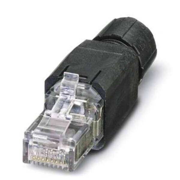 Phoenix Contact VS-08-RJ45-5-Q/IP20 BK Konektor RJ45 1658008 zástrčka, rovná Počet pólů 8 černá 1 ks