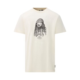 PICTURE M D&S Bearded S/S, Natural White velikost: L