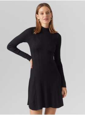 Černé dámské svetrové šaty VERO MODA Sally dámské