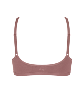 Dámský top GO Daily Cotton Top - BROWN - sv. hnědý 1141 - SLOGGI BROWN M