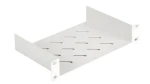 Equip 10" světle šedá / Police pro rack / 1U / pevná / hloubka 150 mm (EZFS-10-1-15-G)