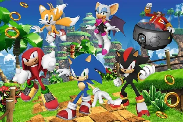 Trefl - Puzzle - Sonic a jeho přátelé