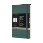 Zápisník Moleskine Professional - tvrdé desky, L - tm. zelený