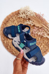 Dětské sandály Na suchý zip Big Star NN374236 modré 33