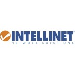 Intellinet 24-Port Cat6a Patchpanel geschirmt 1HE Kabeleinführung 90° abgewinkelt schwarz 24 portů patch panel 483 mm (1