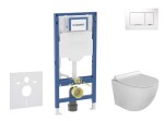 GEBERIT - Duofix Set předstěnové instalace, klozetu Gaia a sedátka softclose, tlačítko Sigma30, bílá/chrom SANI11CA3111B