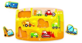 Hape Puzzle na desce - Stavaři