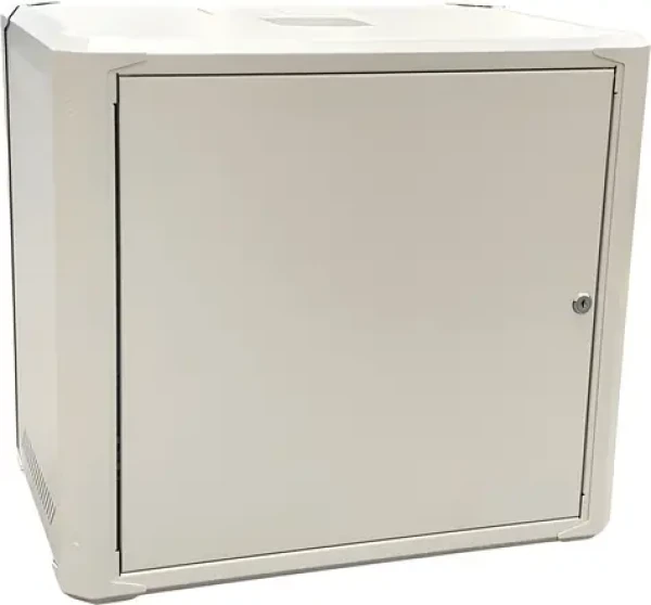 Conexpro rozvaděč 19" 9U/400mm / Rozvaděč / Jednodílný / FLAT PACK / plechové dveře (RCFP-9U-4G-M)