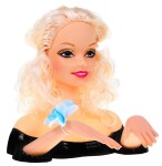 Mamido Česací hlava panenky na stylizaci účesu Blond