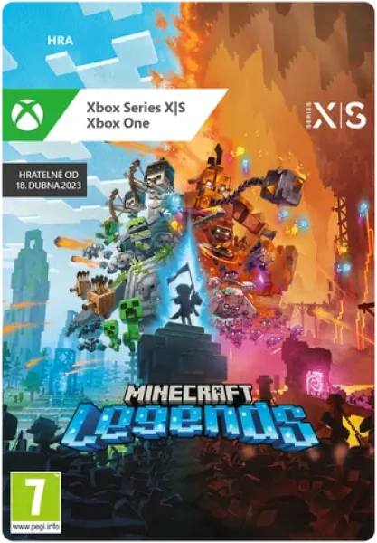 XSX Minecraft Legends / Elektronická licence / Akční / Angličtina / od 7 let / Hra pro Xbox Series (G7Q-00139)