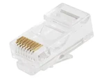 Solarix Konektor RJ45 CAT6 UTP 8p8c pro drát,100ks, KRJ45/6SLD
