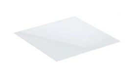 GEBERIT - ONE Krycí deska na skříňku, sklo/bílá 505.082.00.1