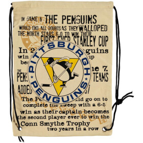 FOCO NHL vak Pittsburgh Penguins Historic Canvas Drawstring