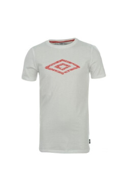 Umbro Cotton Logo T Shirt Boys White - Bílá / 11-12 - Umbro 11/12