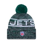 New Era Pánská zimní čepice New York Jets NFL 2025 Sideline Sport Knit
