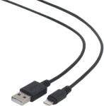 Gembird CC-USB2-AMLM-1M černá / ligtning / USB 2.0 / 1m (CC-USB2-AMLM-1M)