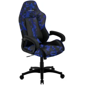 ThunderX3 BC1 CAMO černo-modrá / Herní židle / syntetická kůže / pojezdová kolečka / nosnost 150 kg (TEGC-102000B.K1)