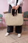Nákupní taška Reisenthel Loopshopper L Frame Cord sand