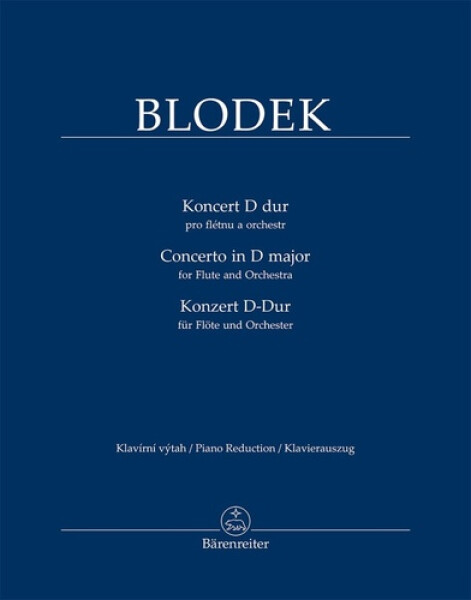 Koncert D dur pro flétnu a orchestr - Vilém Blodek