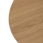 Oválný jídelní stůl 160x90cm, dýha, dub HT-L3523 OAK