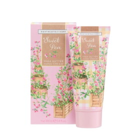 HEATHCOTE & IVORY Krém na ruce Sweet Pea 100 ml, růžová barva, plast
