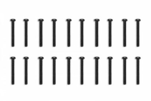 EKWB EK-Loop Phillips Head Screw Set M4x30mm - Black (20pcs) (3831109897997)