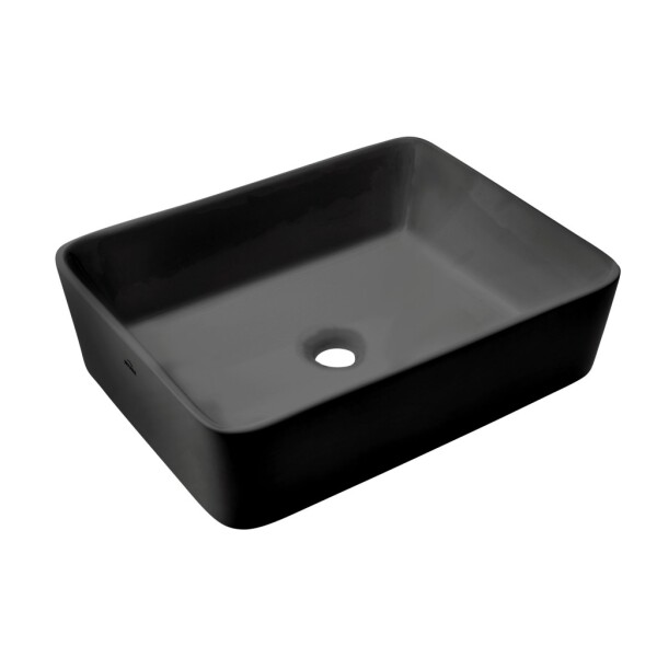 INVENA - Umyvadlo na desku 47,5 cm NYKS černá CE-11-005-C