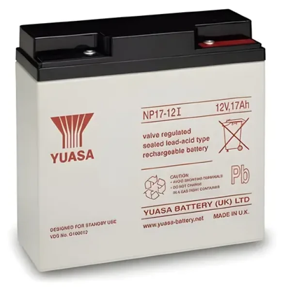 Yuasa NP 17-12 / Akumulátor VRLA / 12V / 17Ah / bezúdržbový (700-02-112)