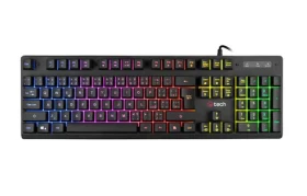 C-TECH Iris (GKB-08) černá / Herní klávesnice / mechanická / RGB / USB-A / CZ/SK layout (8594125011833)