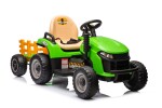 Mamido Dětský elektrický traktor BBH-030 s přívěsem zelený