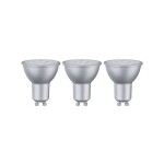 Paulmann 28430 LED Energetická třída (EEK2021) G (A - G) GU10 6.5 W teplá bílá (Ø x v) 51 mm x 54 mm 3 ks