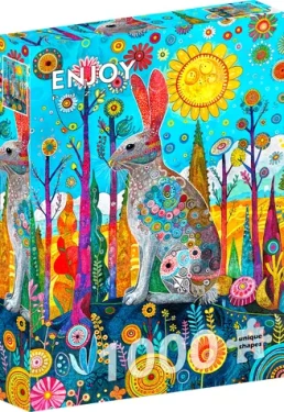 ENJOY Puzzle Rozmarná zaječí země