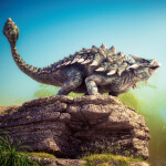 Nástěnný poznámkový kalendář 2026 NOTIQUE - Dinosauři, 30 x 30 cm