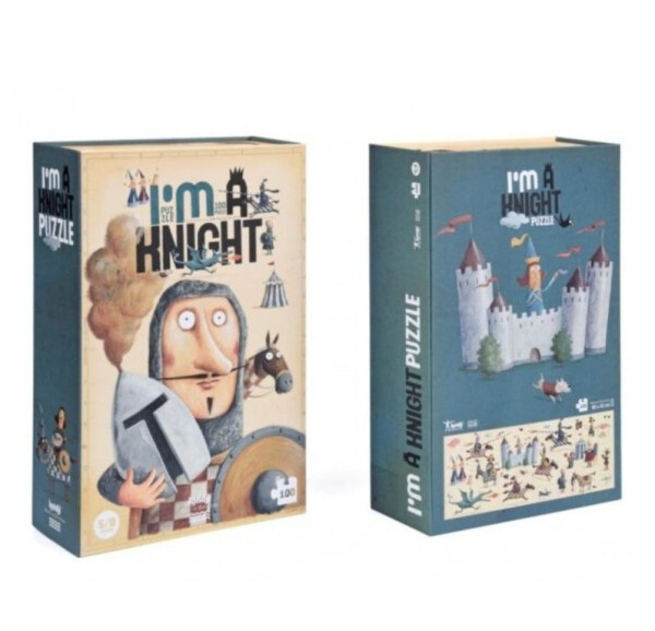 LONDJI Velké puzzle Já jsem rytíř - 100 pcs