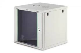 Digitus Dynamic šedá / Nástěnný rozvaděč / 19" / 12U / 607x600x600 mm / skleněné dveře (DN-37110)