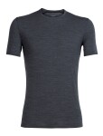 Pánské merino tričko s krátkým rukávem ICEBREAKER Mens Anatomica SS Crewe, Jet Heather velikost: L