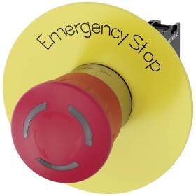 Siemens 3SU1158-1HB20-1PT0, 3SU11581HB201PT0 hřibové tlačítko nouzového vypnutí, 1 ks