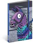 Notes Fortnite - Llama, linkovaný, 13 x 21 cm