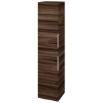 Dřevojas - Vysoká skříň s košem na prádlo DOS SVD2K 35 - D06 Ořech / Úchytka T05 / D06 Ořech / Pravé 210564FP