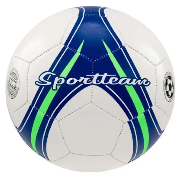 SPORTTEAM S2 modro-zelený / Fotbalový míč / vel. 5 / PVC třívrstvý