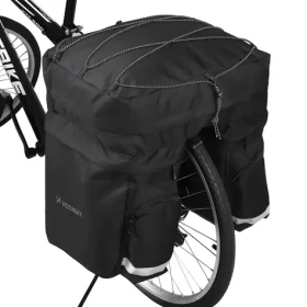 Wozinsky WBB13BK černá / Taška na nosič kola / 60 l / pláštěnka (WBB13BK)