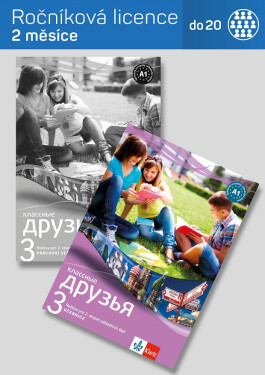 Klassnyje druzja 3 – digitální licence - uč. s ps – ročníková &lt;20 žáků (2 měsíce)
