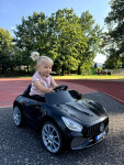 Mamido Elektrické autíčko Cabrio Fast Wing černé | EVA kola | 2,4Ghz