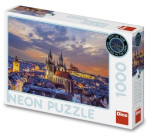 Puzzle Pohled na Hradčany 1000 dílků Neon