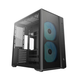 DEEPCOOL Case CG590 MESH 2F, ATX, Průhledná bočnice, 2x160mm ARGB, černá EDF_1808189