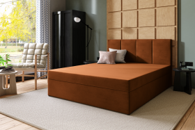 FRONTI Postel MARCELLO 140x200 meděná